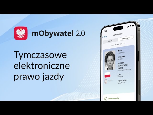 Prawo jazdy w Mobywatel