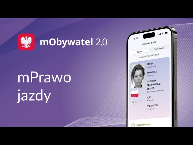 prawo jazdy przez system mObywatel